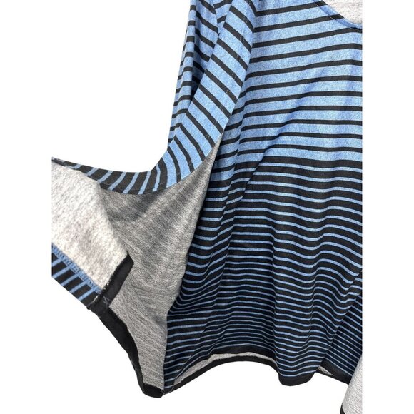Catherines Duet Top Blouse‎ blue stripe size 1X - Picture 5 of 7